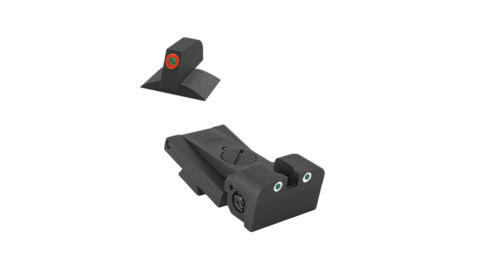 Kensight Bomar BMCS Adjustable Tritium Dot Rear Night Sight, Orange, 980-093