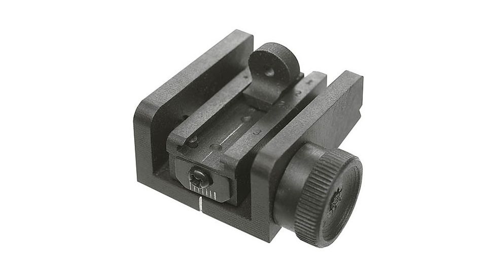 Kensight M1 Carbine Rifle Adjustable Precision Peep Rear Sight, Black, 860-102