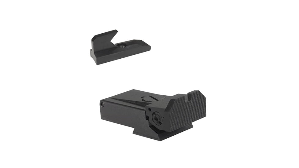 Kensight Ruger MKII, MKIII &amp; MKIV Adjustable Target 1911 Rear Sight Set w/Beveled Blade, Black, 960-905
