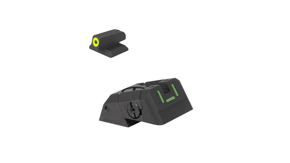 Kensight Springfield Serrated Blade inUin Tritium Sight, Green, 991-638