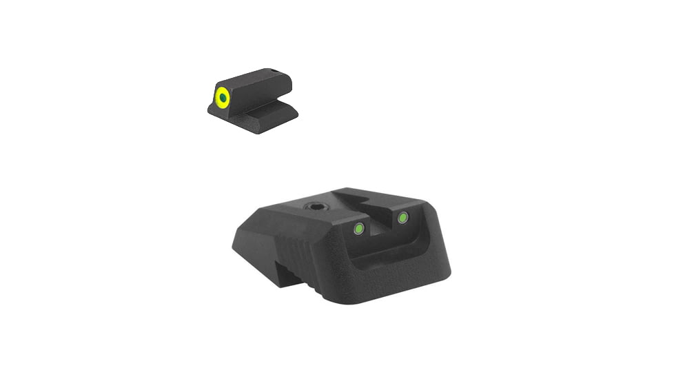 Kensight Springfield Recessed Blade 860-602 Tritium Rear Sight, Green, 991-602