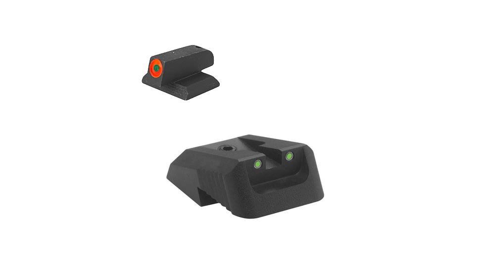 Kensight Springfield Recessed Blade 860-602 Tritium Rear Sight, Orange, 981-602