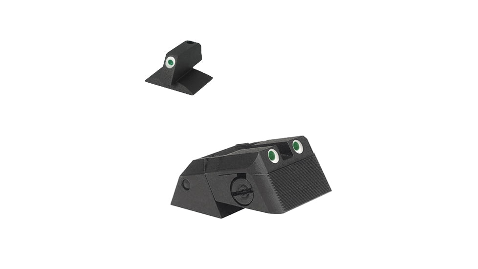 Kensight Springfield Serrated Blade 860-636 Tritium Rear Sight, Orange, 981-636