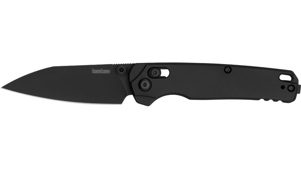 Kershaw Bel Air Folding Knife, 3.1 in, CPM Magnacut Black PVD Finish, Reverse Tanto Blade, Black Handle, 6105BLK