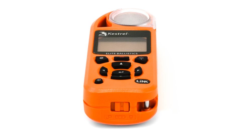 Kestrel Elite Weather Meter with Applied Ballistics with LiNK, Blaze Orange, 0857ALBLZ
