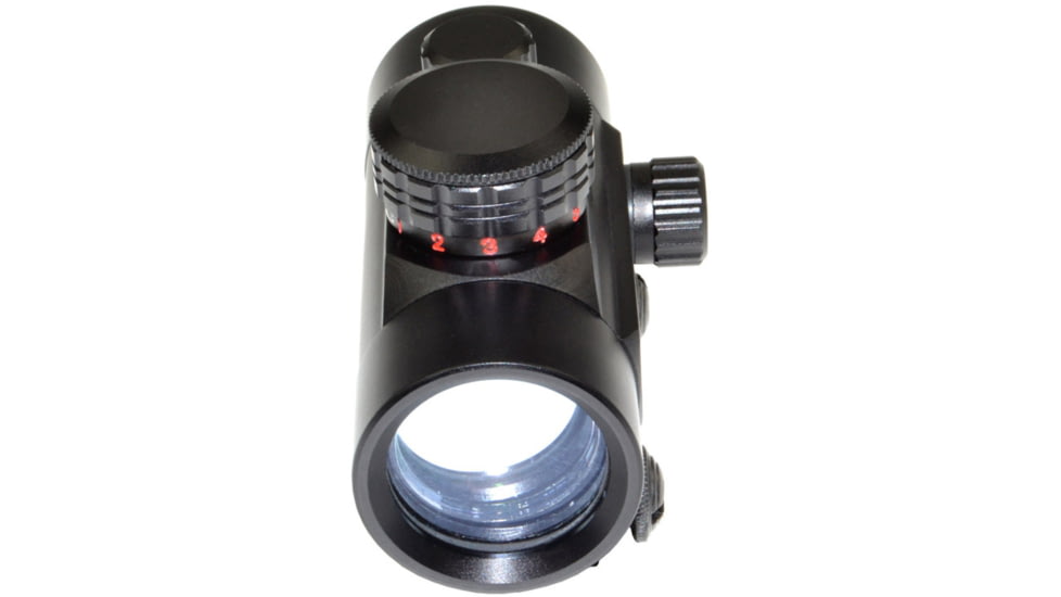 Kexuan 35mm Kexuan Compact Tactical R/G Dot Scope w/Mount, Black, KX RD35
