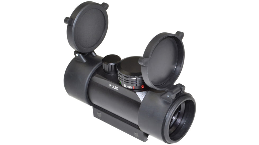 Kexuan 35mm Kexuan Compact Tactical R/G Dot Scope w/Mount, Black, KX RD35