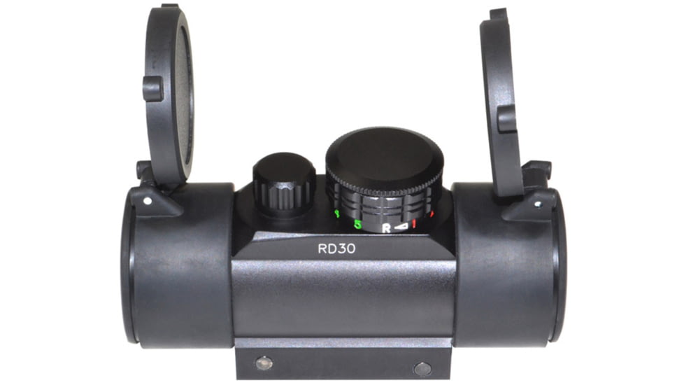 Kexuan 35mm Kexuan Compact Tactical R/G Dot Scope w/Mount, Black, KX RD35