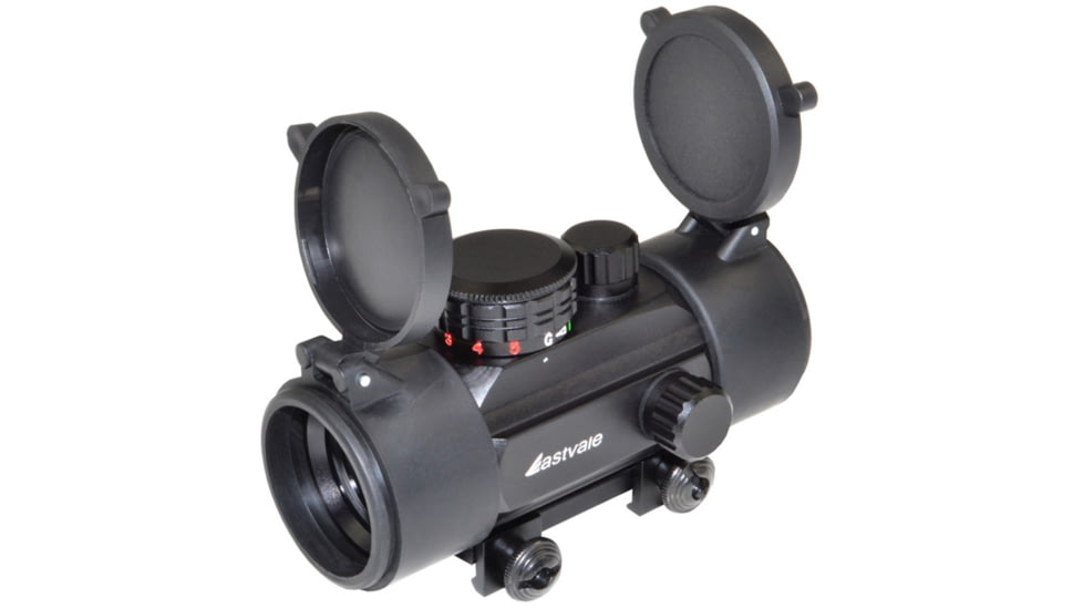 Kexuan 35mm Kexuan Compact Tactical R/G Dot Scope w/Mount, Black, KX RD35