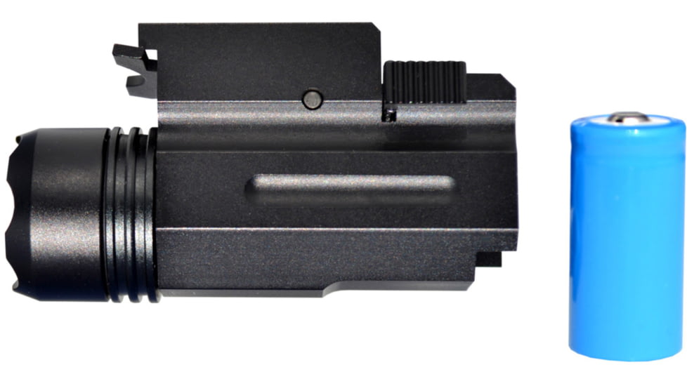 Kexuan Kexuan LED Tactical Light, Picatinny, 160 Lumens, Black, FL04