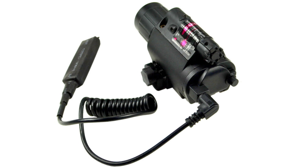 Kexuan Tac Light and Red Laser Sight Combo w/ Remowable Switch, 220 Lumens, Black, FLRL01