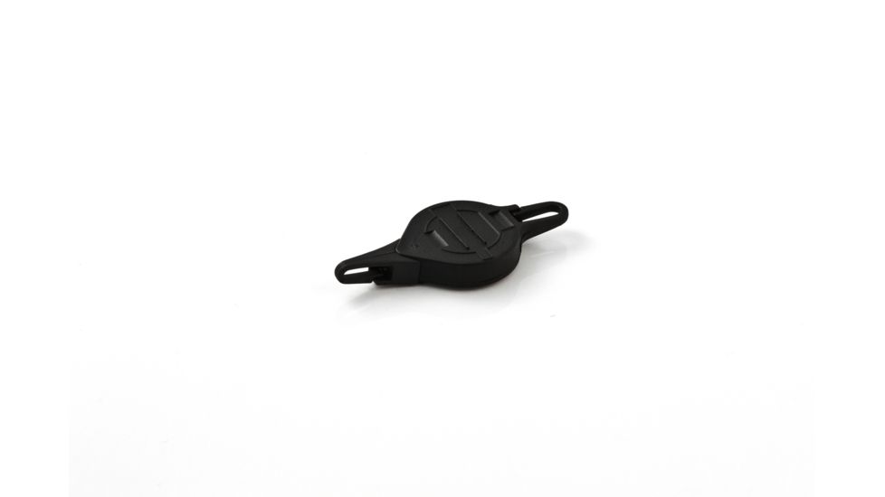 Key-Bak Z-Bak Flex-Hook Retractable Reel w/ 36in Nylon Cord, Flexible Mini-Carabineer Attachment, Flexible ID Flex-Hook, Black 0117-301