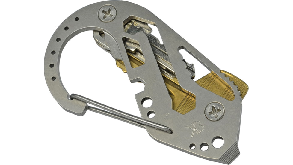 KeyBiner Key Biner Titanium Tumbled, 3.5 x 2, TITANIUM TUMBLED