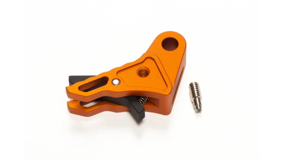 Killer Innovations Velocity For Glock Gen 5 Trigger Shoe, 5.5lb, Orange Shoe/Black Safety, GLKTG354ONGB