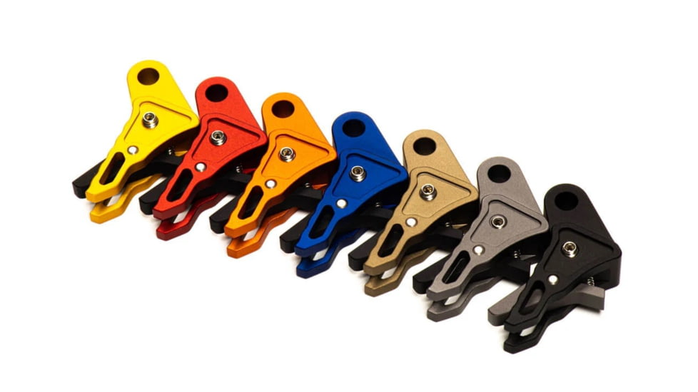 Killer Innovations Velocity For Glock Gen 5 Trigger Shoe, 5.5lb, Gold Shoe/Black Safety, GLKTG354GLDB