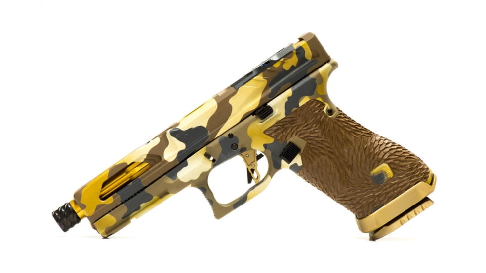 Killer Innovations Velocity For Glock Gen 5 Trigger Shoe, 5.5lb, FDE Shoe/Black Safety, GLKTG354FDEB