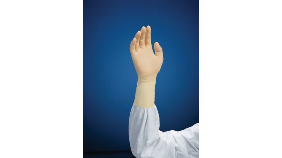 Kimberly Clark Kimtech G3 Hand-Specific Latex Gloves, 50 Lefts and 50 Rights per Bag, Powder-Free, Natural Color, 10, 100 Pack, HC1410/32933-742