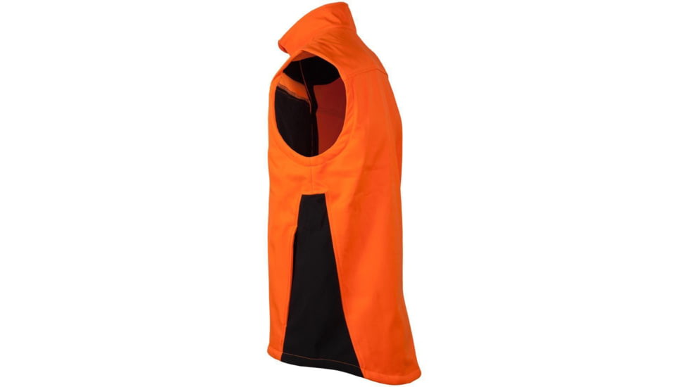 King's Camo Soft Shell Vest, Blaze Orange, Large, KBZ425-BZ/DS-L