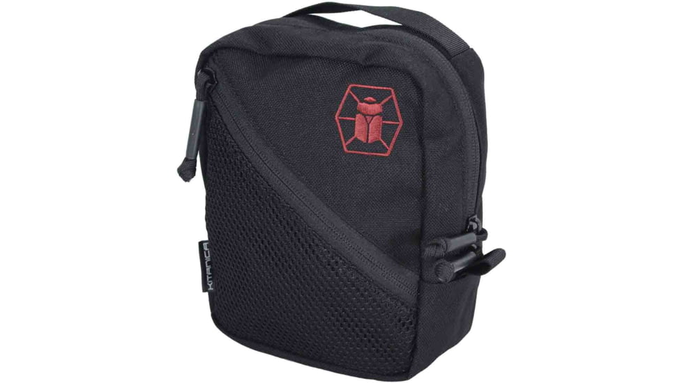KITANICA Large Scarab MOLLE Pouch, Black, One Size, 108-0001