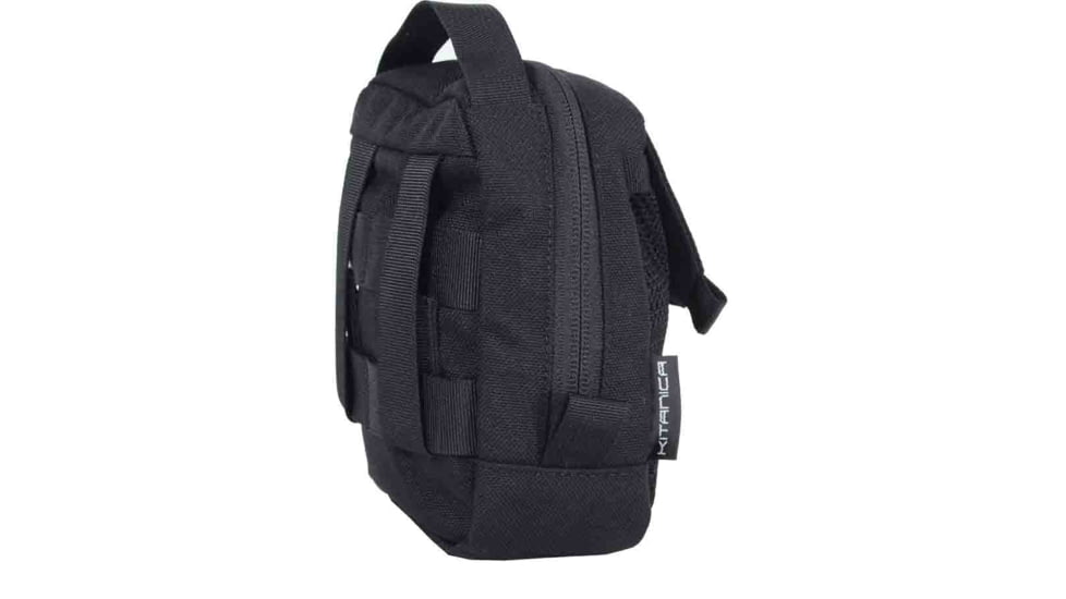 KITANICA Small Scarab MOLLE Pouch, Black, One Size, 109-0001