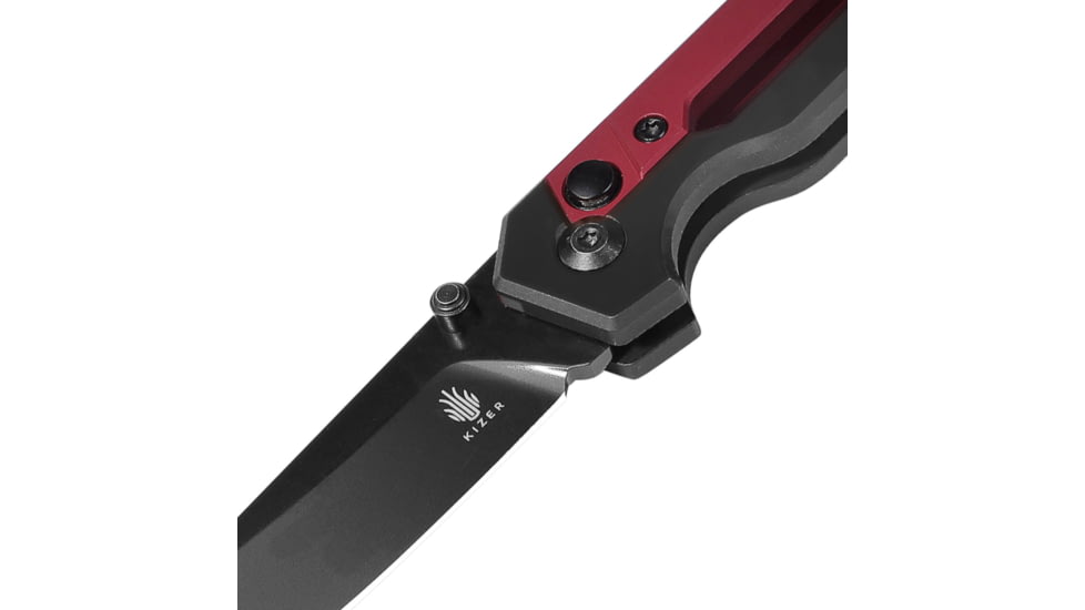 Kizer Cutlery Hyper Button Lock Blk/Red