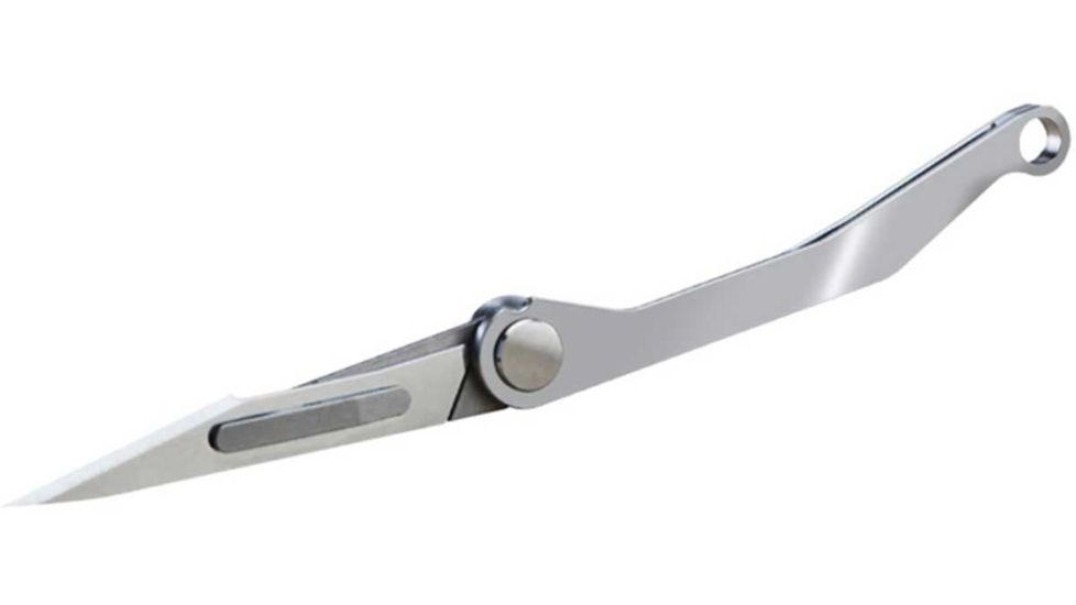 Klarus S1 Ti-Scal Titanium Folding Knife, Medical-Grade Titanium, Nano Slim-X Change Blade, Silver, S1-TI-SCAL