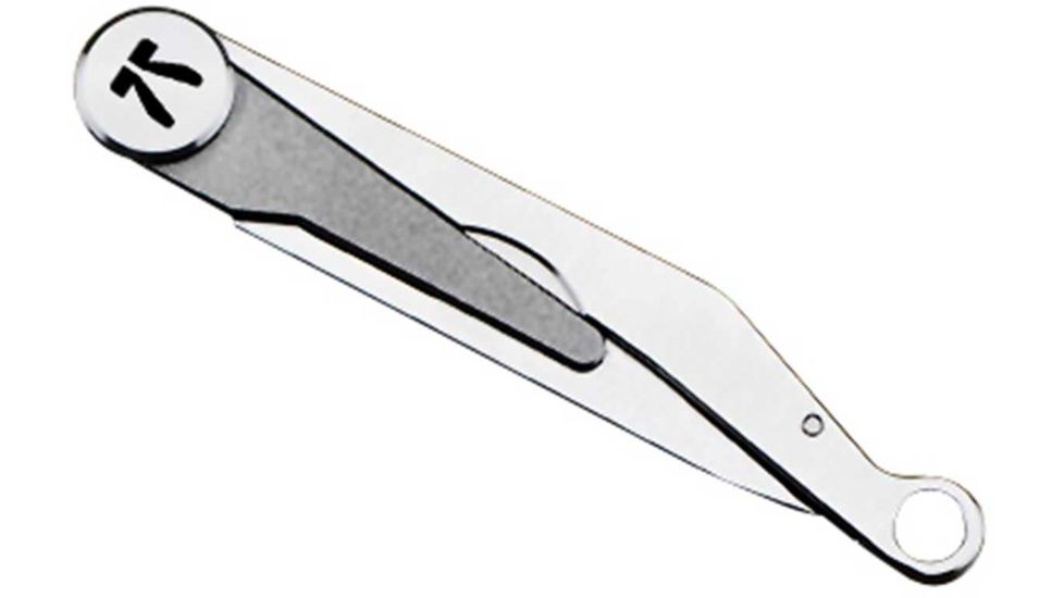 Klarus S1 Ti-Scal Titanium Folding Knife, Medical-Grade Titanium, Nano Slim-X Change Blade, Silver, S1-TI-SCAL