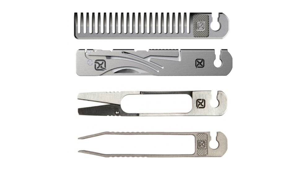 Klecker Daily Carry Personal Kit, Scissors/Tweezers/Folding Knife/Comb
