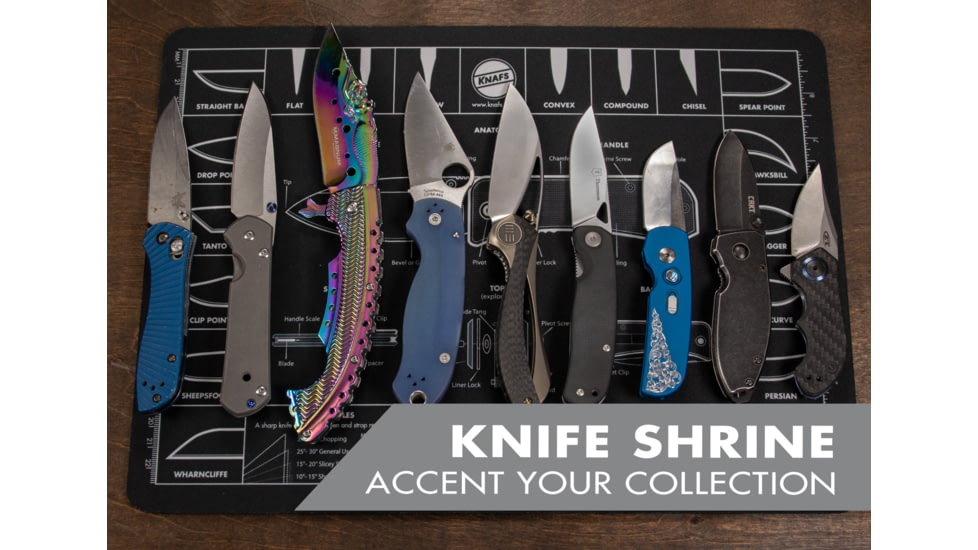 Knafs Shop Mat/Mouse Pad, 14x10in, Black, KNAFS-00003