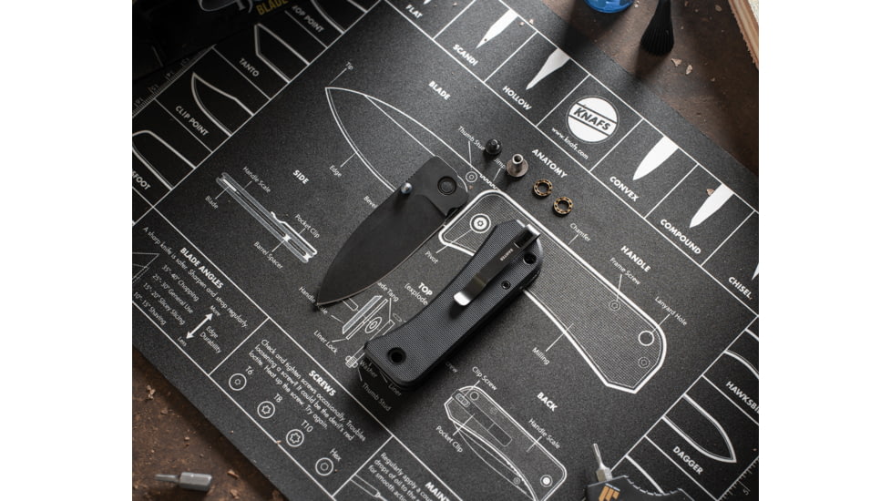 Knafs Shop Mat/Mouse Pad, 14x10in, Black, KNAFS-00003