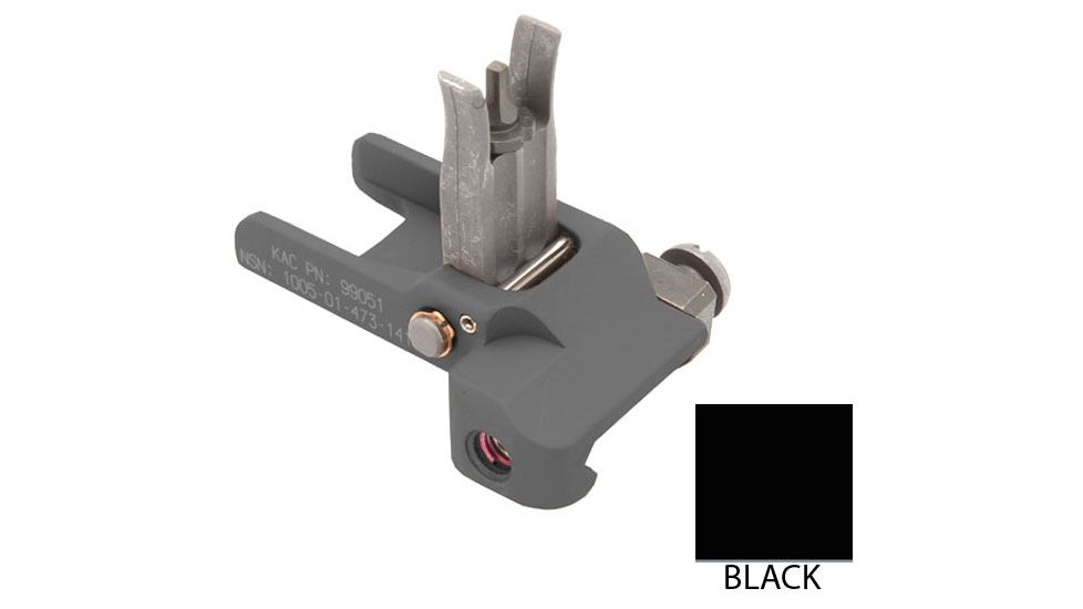 Knight's Armament Top Mounted Deployable Front Sight, Black, 99051-BLK