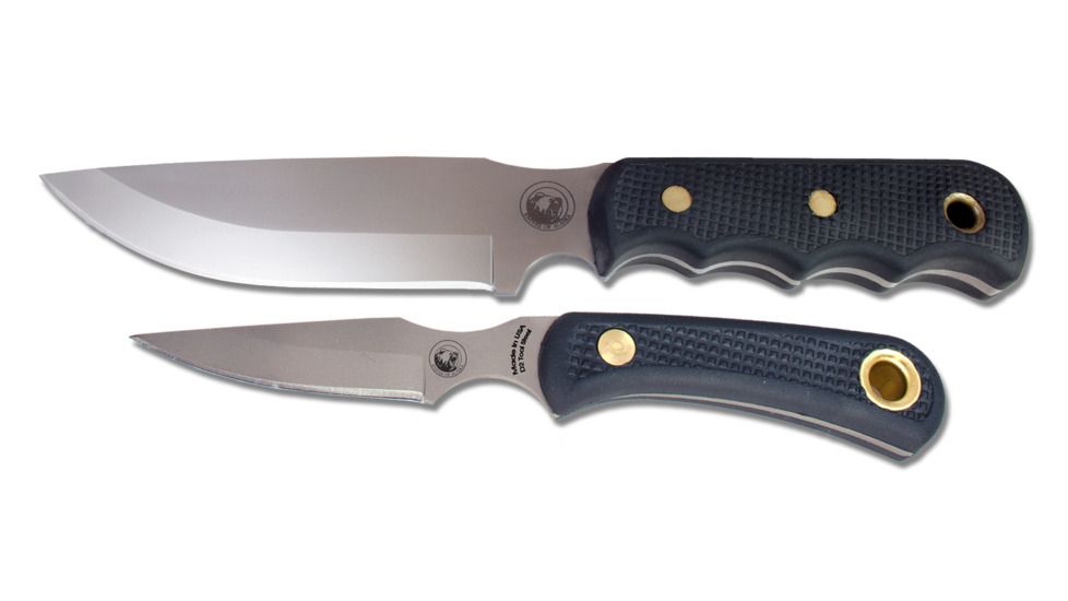 Knives of Alaska Bush Camp Cub Combo Suregrip Handle Knives, Black, 00035FG