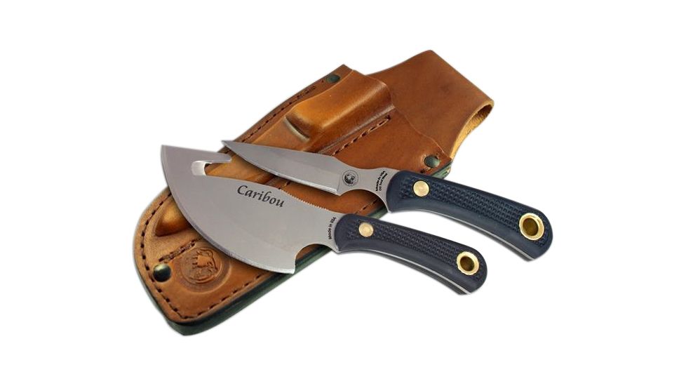 Knives of Alaska Caribou Cleaver Combo Set, Black 00015FG