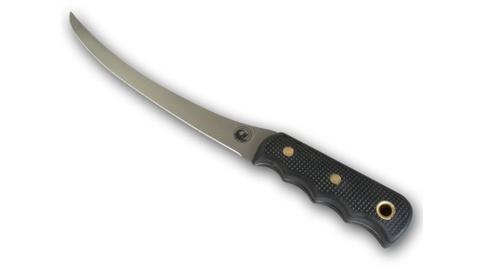 Knives of Alaska Coho 440C Fillet Knife, Black 00086FG