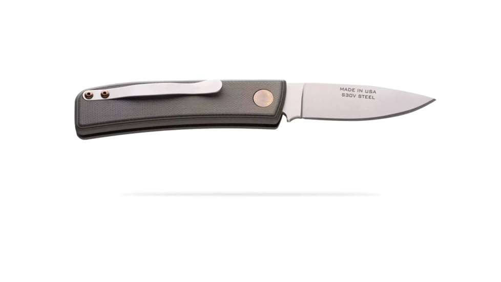 Knives of Alaska Onyx Auto Automatic Folding Knife, 2.6in, CPM MagnaCut Stainless Steel, Drop Point Blade, G10, Black/OD Handle, 00953FG