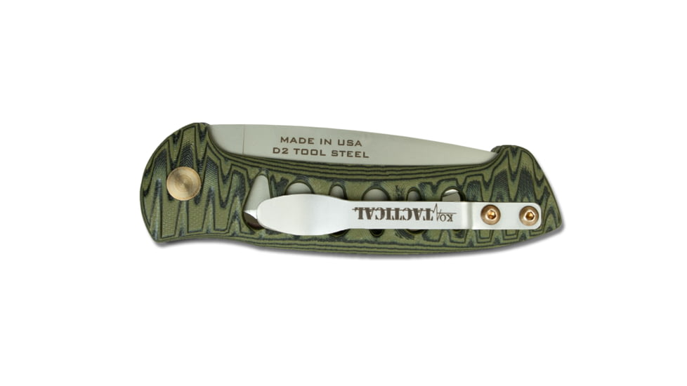 Knives of Alaska Recon Patrol S30V Automatic Folding Knife, G10 Handle, Layered Olive Drab/Black, 00923FG
