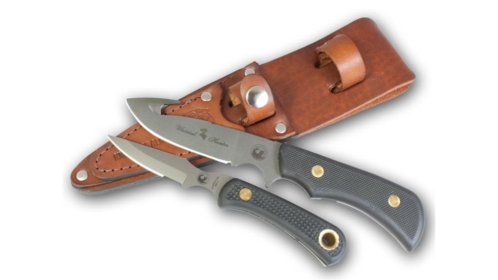 Knives of Alaska Trekker Whitetail Hunter/Cub Bear D2 Knives Combo, Suregrip Handle, Black 00199FG