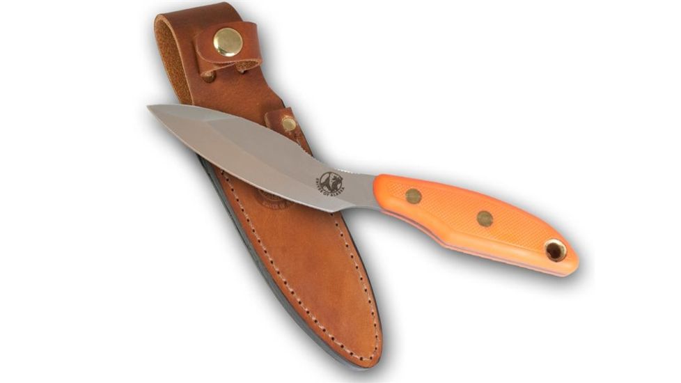 Knives of Alaska Xtreme Yukon 1 D2 Knife, Suregrip Handle, Hunters Orange 00822FG