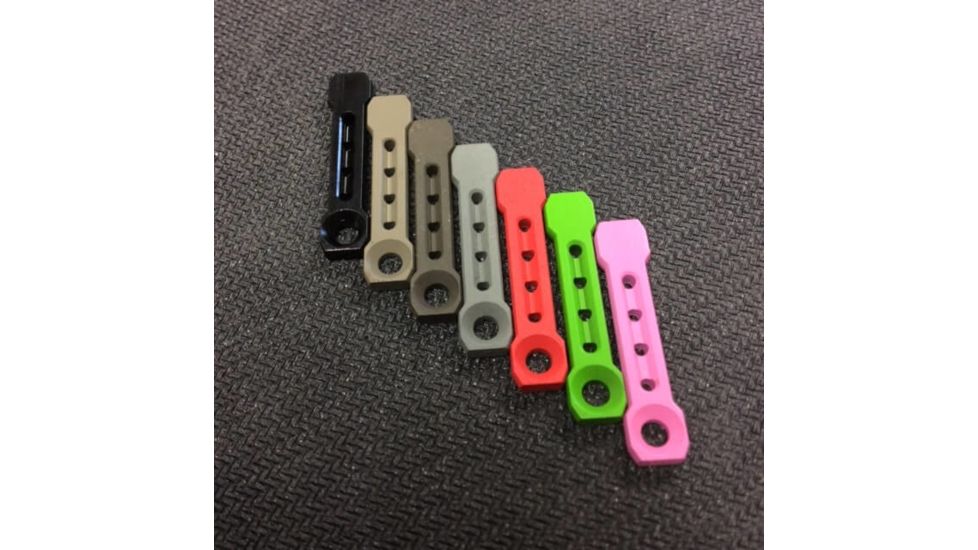 KNS Precision AR-15/M16/AR10 Gen ST Non-Rotate Trigger/Hammer Pins, .154 diameter, Black, KNS-4