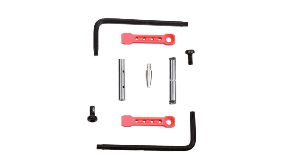 KNS Precision AR15/M16/AR10 Gen ST Non-Rotate Trigger/Hammer Pin .154 Red, NRTHP GEN ST-RED