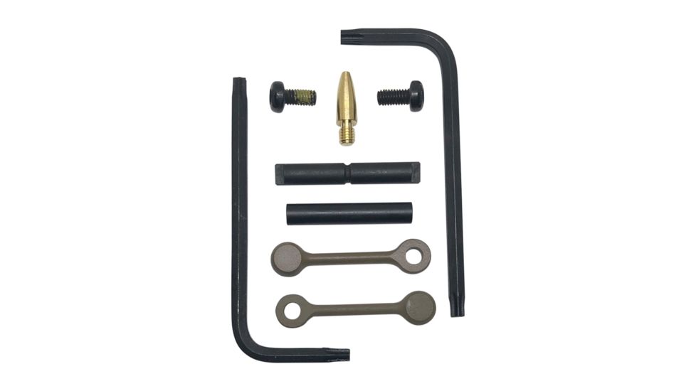 KNS Precision AR15/M16 Gen G Mod 2 Non-Rotate Trigger/Hammer Pins .1550 Diameter, 4140 Steel, 45-48 RC-Black, NRTHP Gen G Mod2-BK