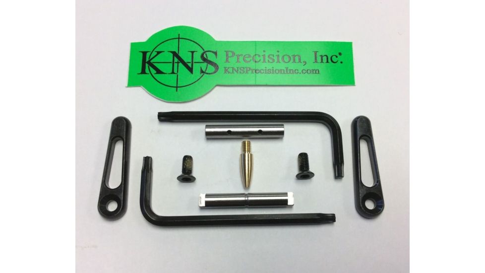 KNS Precision AR15/M16 Gen JJ Non-Rotate Trigger/Hammer Pins .154 Diameter-Black NRTHP GEN JJ-BK