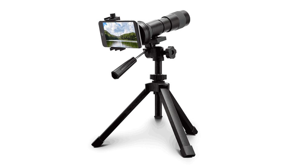 Konus KONUSMALL-3 8-24x40mm Zoom Monocular, Black/Green Rubber, 2063