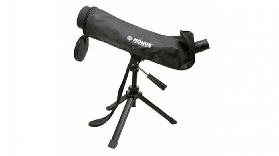Konus KonuSpot-80 20-60x80 Angled Spotting Scope,Tripod/Case/Camera &amp; Smartphone Adapter, Green, 7120B