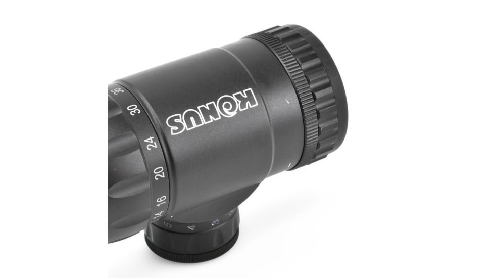 Konus PRO M30 12.5-50x56 30mm Waterproof Rifle Scope,Half-Mil Reticle,Black 7289