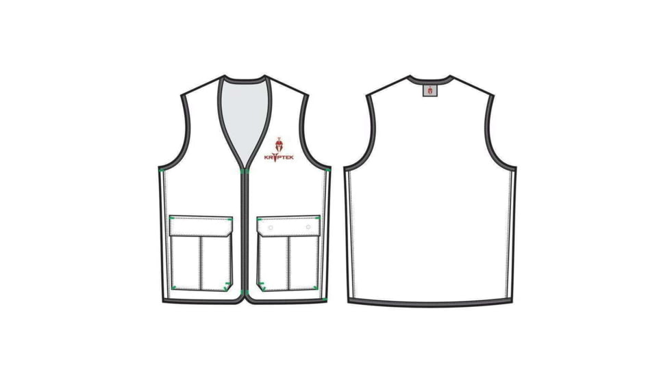 Kryptek Vesuvius Vest II - Mens, Inferno, Large, 21VESVF5