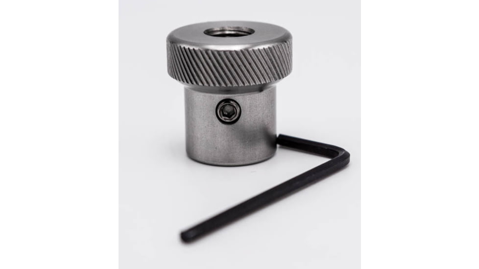 L.E. Wilson Bullet Seater Cap &amp; Set Screw, Stainless Steel, BS-CPSS