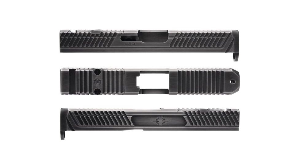 L2D Combat Evolution V2 Slide RMR Ready, Fits Glock 19 Gen 3, Battleworn Cerakote, LD-S-E2-193-BW