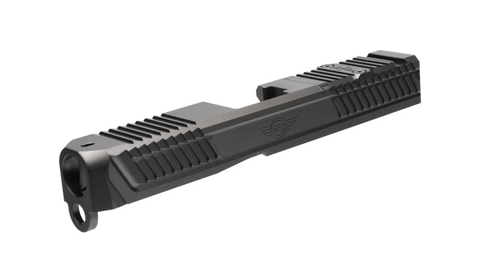 L2D Combat Glock 19 Gen3 Evolution Slide, Metallic Gray, LD-S-E-193-MG