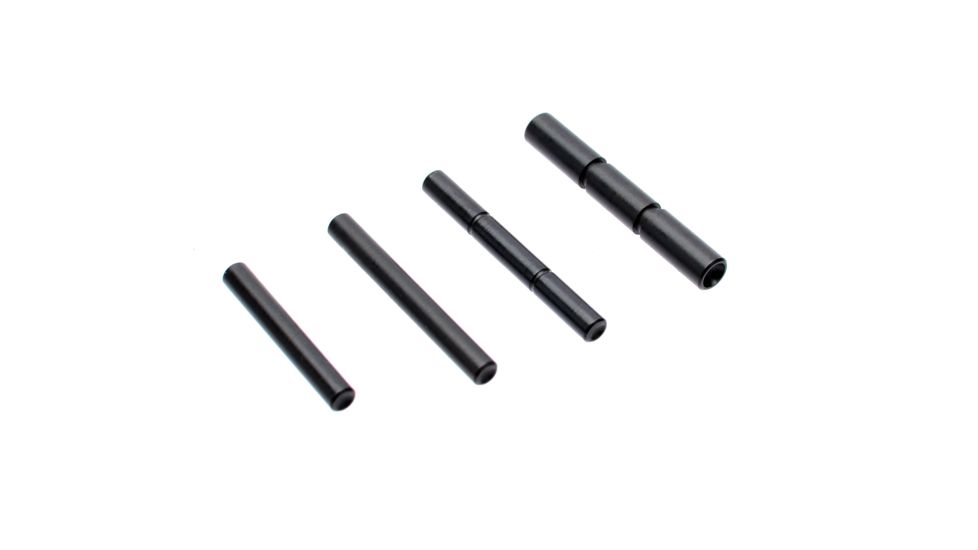 L2D Combat Glock Gen4 Pin Set, Trigger/Locking Block/Ejector Housing, Extended, Except G36/42/43, Black, LD-P-PS-G4-BLK